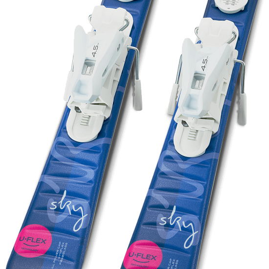 Горные лыжи детские Elan Sky 130-150 с креплениями El 7.5 Shift - Фото 2 большая