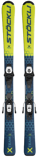 Горные лыжи детские Stockli Team X Lt M с креплениями L6 140 - Фото 1 большая