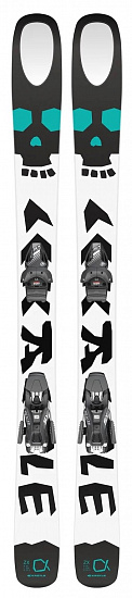 Горные лыжи детские Kastle ZX Alpha 88 с креплениями K7.5 SX GW Brake 90 [J] - Фото 1 большая