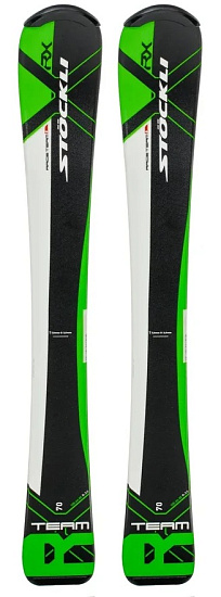 Горные лыжи детские Stockli RX Team с креплениями NC5 J75 Black/White - Фото 1 большая