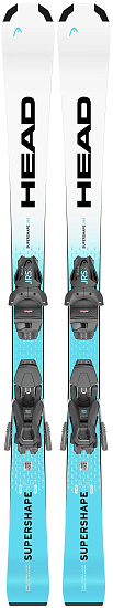 Горные лыжи детские Head Supershape JRS с креплениями JRS 7.5 GW CA BR 78 [H] White/Speedblue - Фото 1 большая