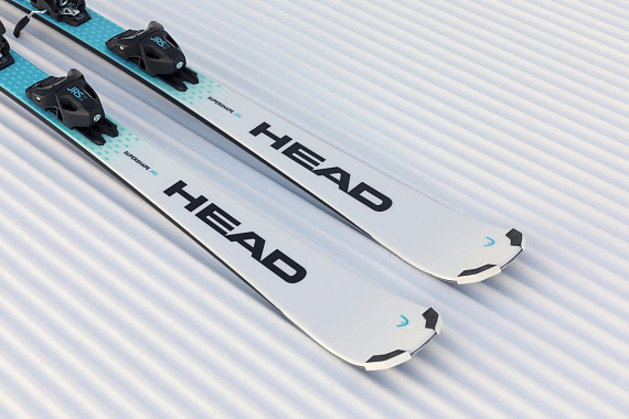 Горные лыжи детские Head Supershape JRS с креплениями JRS 7.5 GW CA BR 78 [H] White/Speedblue - Фото 3 большая