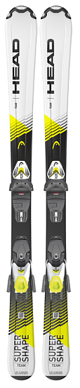 Горные лыжи детские Head Supershape Team Pro (117-157) с креплениями Slr 7.5 Gw Ac Brake 78 [H] - Фото 1 большая