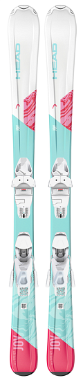 Горные лыжи детские Head Joy Pro (117-147) с креплениями Slr 7.5 Gw Ac Brake 78 [H] White/Mint - Фото 1 большая