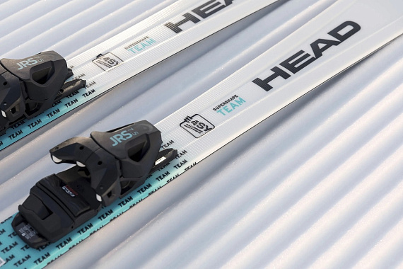 Горные лыжи детские Head Supershape Team Easy JRS (127-157)+JRS 7.5 GW CA BR 78 [H] White/Speedblue - Фото 3 большая