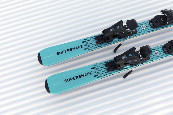 Горные лыжи детские Head Supershape Team Easy JRS (127-157)+JRS 7.5 GW CA BR 78 [H] White/Speedblue - Фото 4 большая
