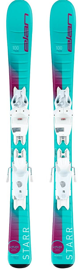 Горные лыжи детские Elan Starr 100-120 с креплениями EL 4.5 Shift - Фото 1 большая