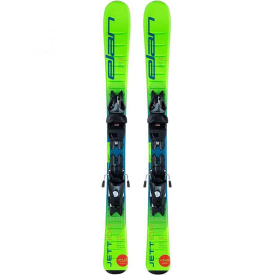 Горные лыжи детские Elan Jett 100-120 с креплениями EL 4.5 Shift - Фото 1 большая