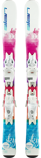 Горные лыжи детские Elan Sky 100-120 с креплениями EL 4.5 Shift - Фото 1 большая