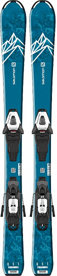 Горные лыжи Salomon E Qst Max Jr S с креплениями C5 GW - Фото 1 большая