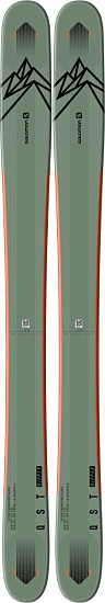 Горные лыжи Salomon Qst Ripper Oil Green - Фото 1 большая