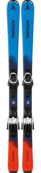 Горные лыжи Atomic Vantage Jr 100-120 с креплениями C5 Blue/Red - Фото 1 большая