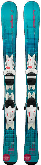 Горные лыжи детские с креплениями Elan Starr QS El 4.5 (100-120) - Фото 1 большая