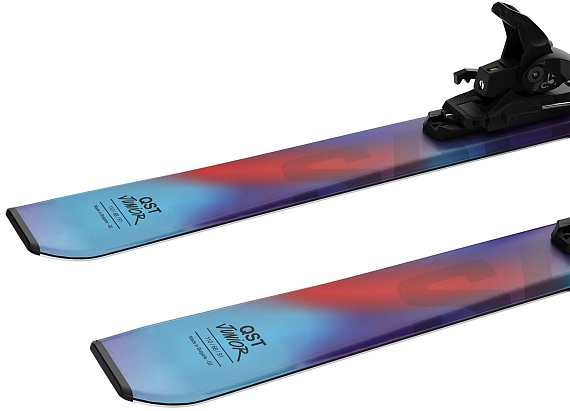 Горные лыжи детские Salomon L Qst Jr S с креплениями C5 Gw - Фото 5 большая