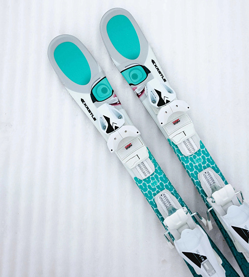 Горные лыжи детские Kastle KX Holly prem с креплениями K4.5 JRS GW - Фото 3 большая