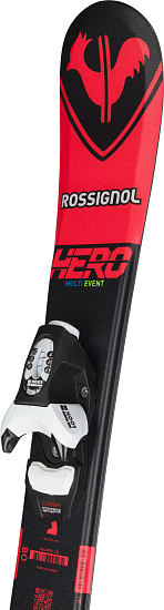 Горные лыжи с креплениями Rossignol Hero Pro Team 4 Gw Black Bulk - Фото 3 большая
