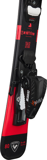 Горные лыжи с креплениями Rossignol Hero Pro Team 4 Gw Black Bulk - Фото 4 большая