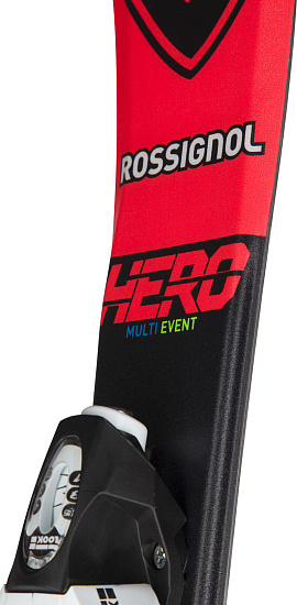 Горные лыжи с креплениями Rossignol Hero Pro Team 4 Gw Black Bulk - Фото 5 большая