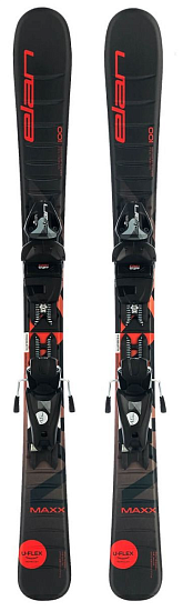 Горные лыжи с креплениями Elan Maxx RED QS 130-150 + EL 7.5 Shift - Фото 1 большая