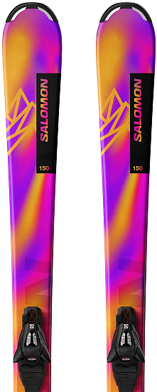 Горные лыжи детские Salomon L Lux Jr M с креплениями C5 Gw - Фото 5 большая