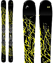 Горные лыжи детские Head Oblivion Team Jrs (87-117) с крепл. Jrs 4.5 Gw Ca Br 80 [I] Black/Yellow