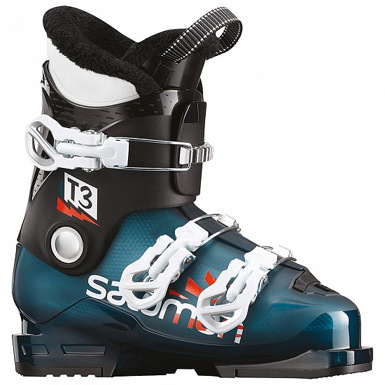 Горнолыжные ботинки детские Salomon T3 RT Marrocan Blue/Black/Wh - Фото 1 большая