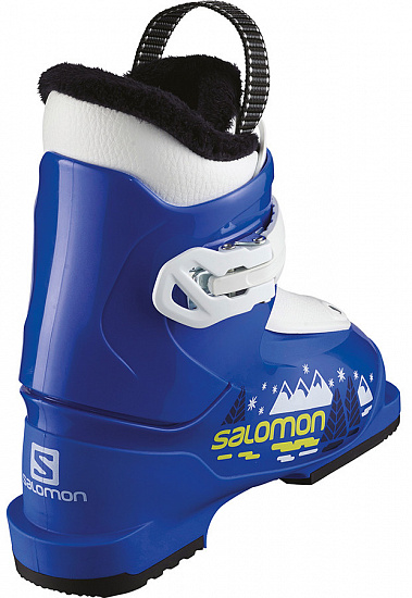 Горнолыжные ботинки детские Salomon T1 Race Blue/White - Фото 3 большая