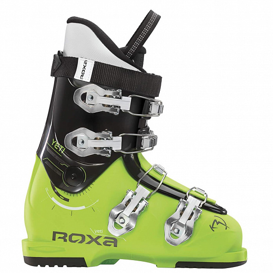 Горнолыжные ботинки детские Roxa Yeti 4 Limon/Black/Black - Фото 1 большая