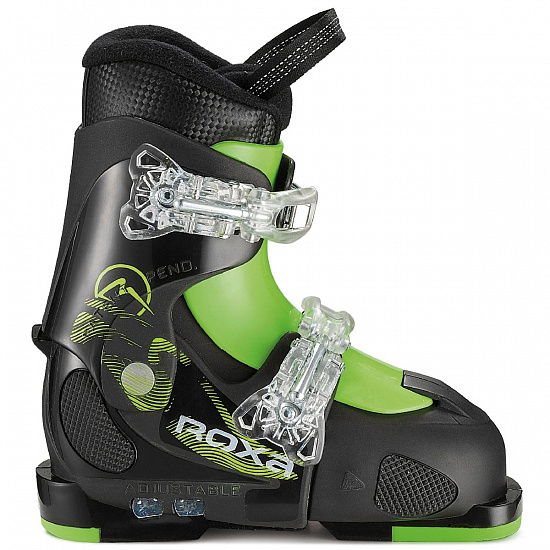 Горнолыжные ботинки детские Roxa Chameleon 2 Black/Black/Lime - Фото 1 большая