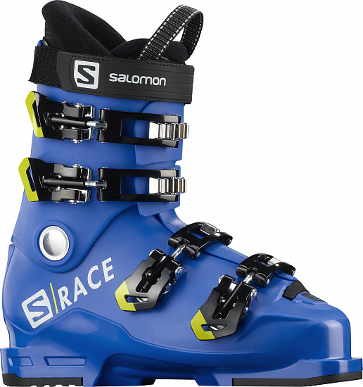 Горнолыжные ботинки детские Salomon S/Race 60T L B/Acid Green - Фото 1 большая