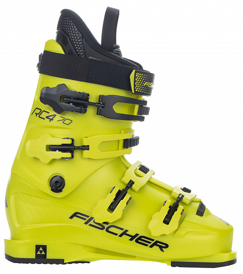 Горнолыжные ботинки детские Fischer RC4 70 JR Yellow/Yellow - Фото 1 большая