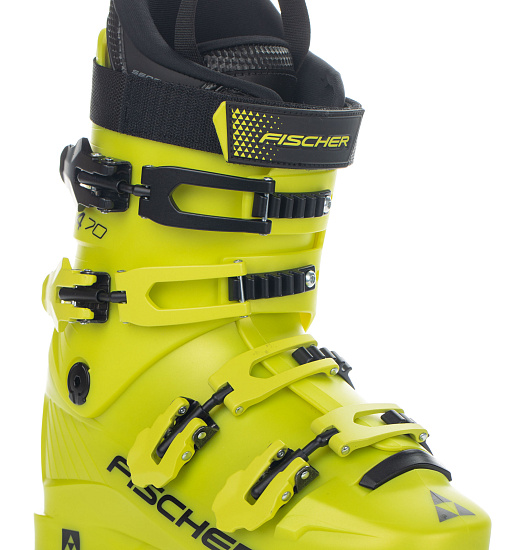 Горнолыжные ботинки детские Fischer RC4 70 JR Yellow/Yellow - Фото 3 большая