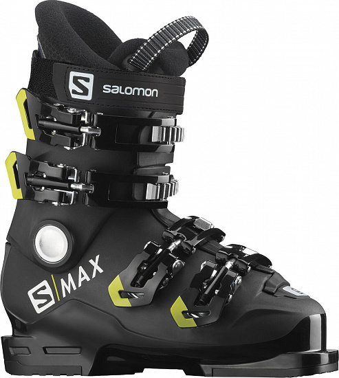 Горнолыжные ботинки Salomon S/Max 60T L JET Black/Acid G - Фото 1 большая