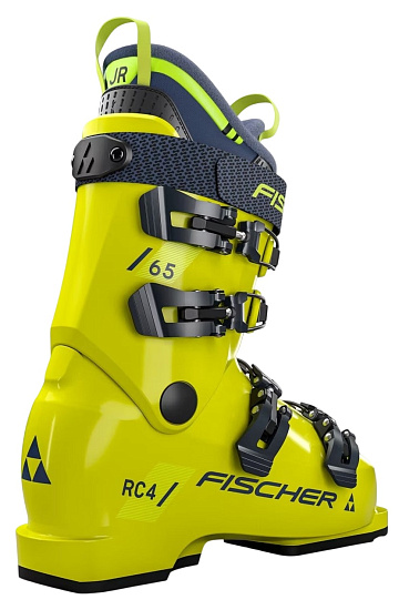 Горнолыжные ботинки детские Fischer Rc4 65 Yellow/Yellow - Фото 5 большая