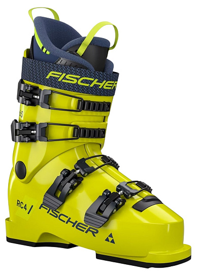 Горнолыжные ботинки детские Fischer Rc4 65 Yellow/Yellow - Фото 7 большая