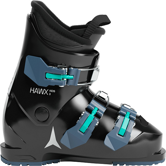 Горнолыжные ботинки детские Atomic Hawx Kids 3 Black/Teal - Фото 1 большая