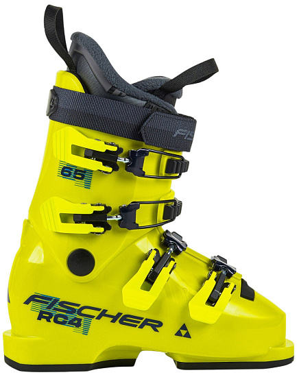 Горнолыжные ботинки детские Fischer Rc4 65 Jr Yellow/Yellow - Фото 1 большая