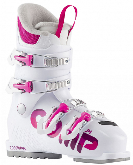 Горнолыжные ботинки детские Rossignol Comp J4 White - Фото 1 большая