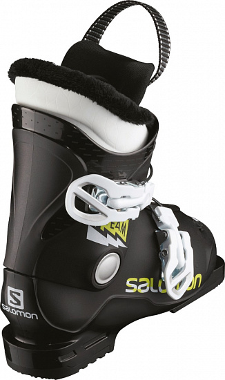 Горнолыжные ботинки детские Salomon Team T2 Black/Acid Green/Wh - Фото 2 большая