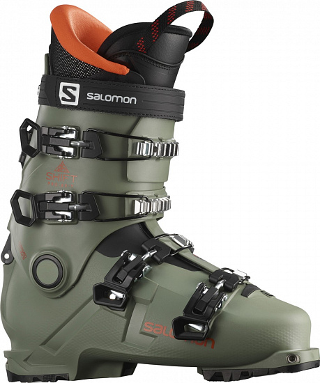 Горнолыжные ботинки детские Salomon Shift Pro 80T Oil Green./Bla - Фото 1 большая