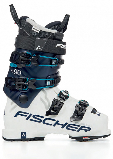 Горнолыжные ботинки женские Fischer My Ranger Free 90 Walk White/Dark Blue - Фото 1 большая