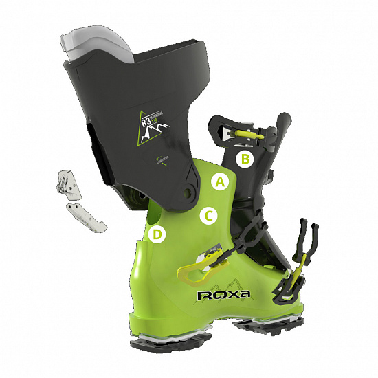 Горнолыжные ботинки женские Roxa R3W 105 TI IR Alpine Petrol/Black/Black - Фото 3 большая