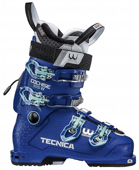 Горнолыжные ботинки женские Tecnica Cochise 105 DYN Bright Blue - Фото 1 большая