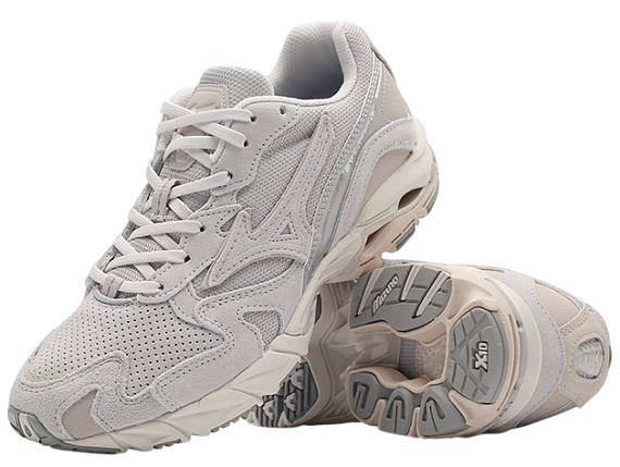 Кроссовки Mizuno Wave Rider 10 LRock/HarborMist/UGray - Фото 3 большая