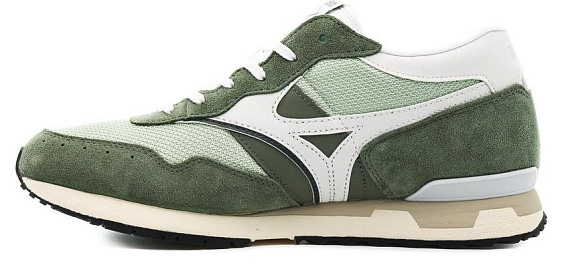 Кроссовки мужские Mizuno Genova 87 Песоч/Св.Сер/Зел - Фото 3 большая