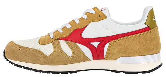 Кроссовки мужские Mizuno Ml87 Беж/Крас/Оливк - Фото 6 большая
