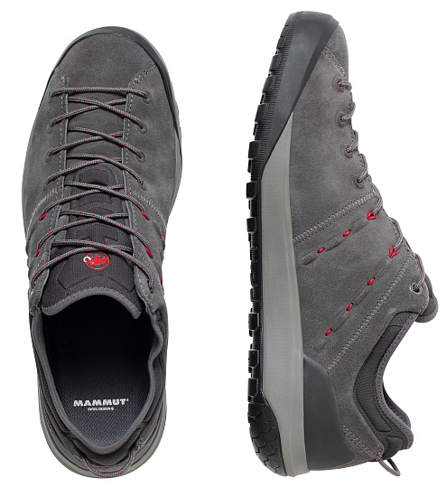 Ботинки мужские Mammut Hueco Low GTX  Graphite/Magma - Фото 4 большая