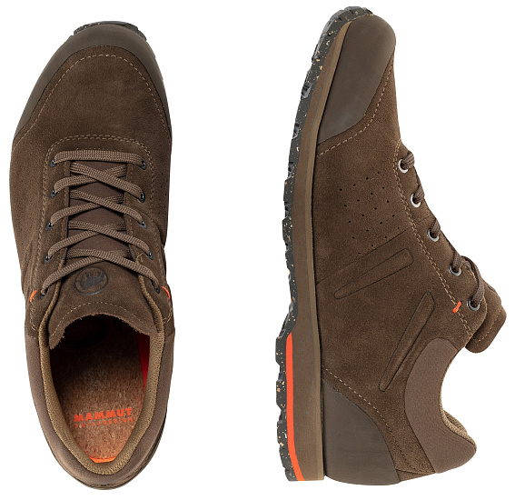 Ботинки мужские Mammut Alvra II Low GTX  Dark Kangaroo/Dark Sunrise - Фото 4 большая