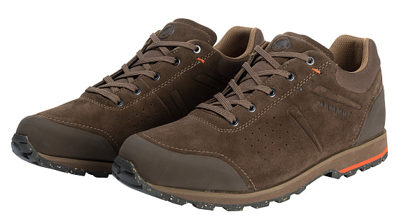 Ботинки мужские Mammut Alvra II Low GTX  Dark Kangaroo/Dark Sunrise - Фото 5 большая
