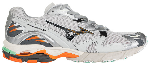 Кроссовки мужские Mizuno Wave Rider 10 Св.Сер/Сер/Крас - Фото 1 большая